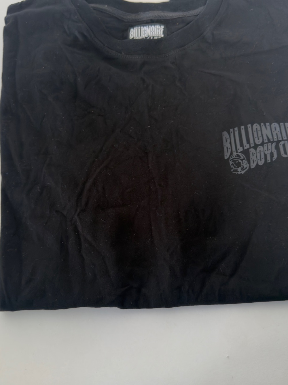 Billionaire Boys Club Black Tee with Subtle Chest Logo